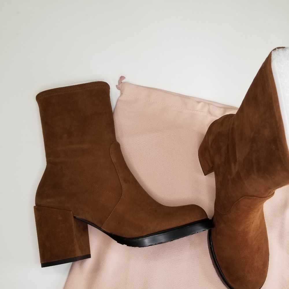 NIB Stuart Weitzman Dalenna Suede Boot - Picture 3 of 14